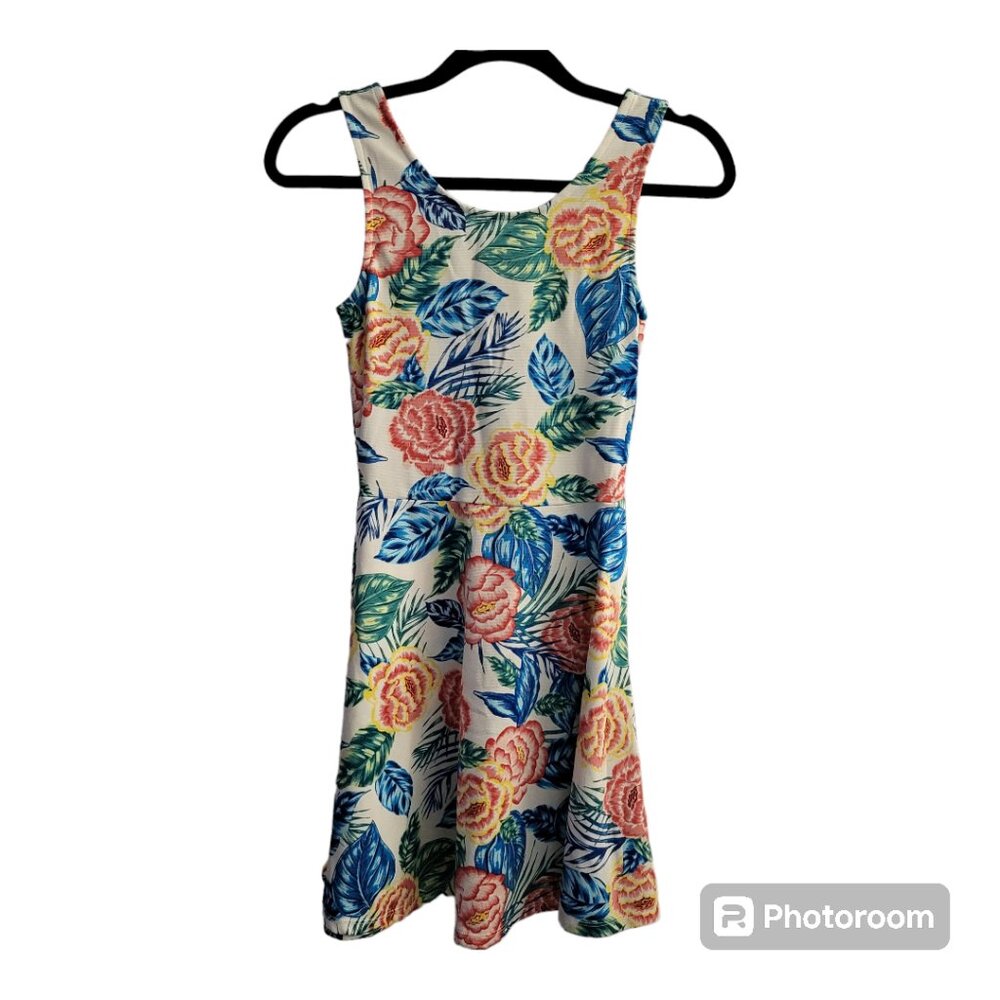 H&M Divided Tropical Floral Summer Dress